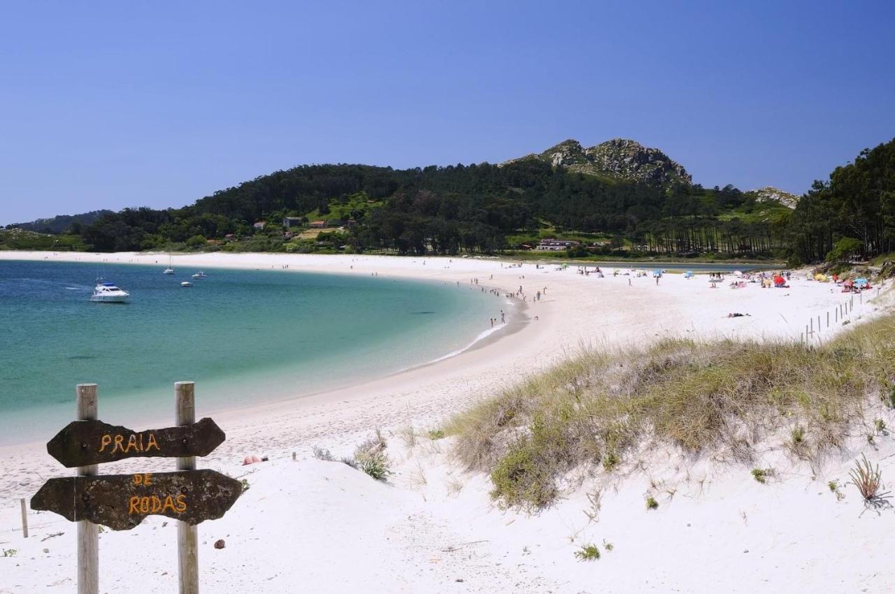 Апартаменты Atico En Moana- Playa A Xunqueira, A 15 Min De Vigo Экстерьер фото