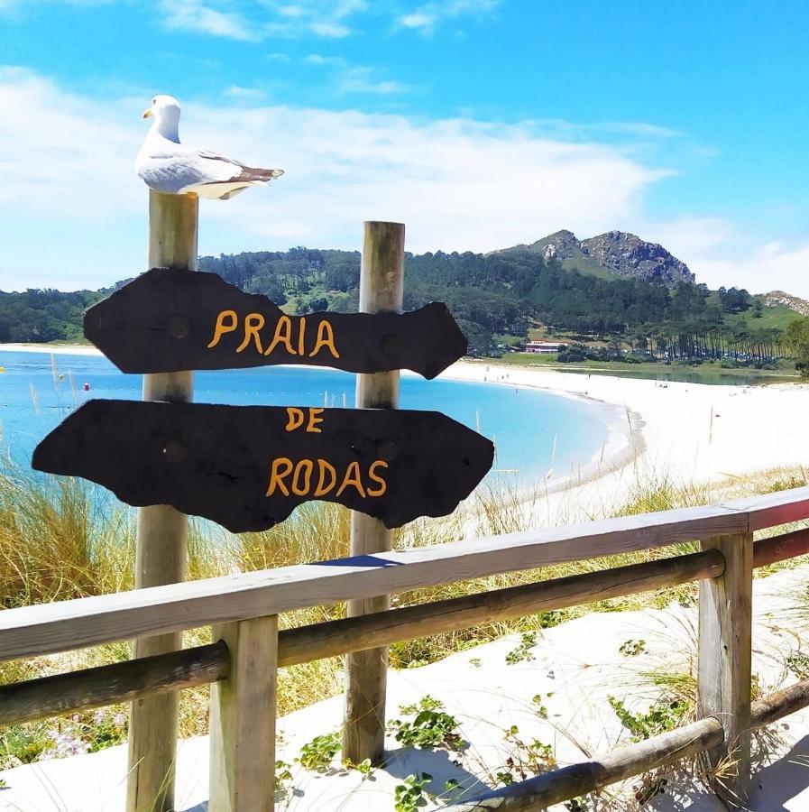 Апартаменты Atico En Moana- Playa A Xunqueira, A 15 Min De Vigo Экстерьер фото