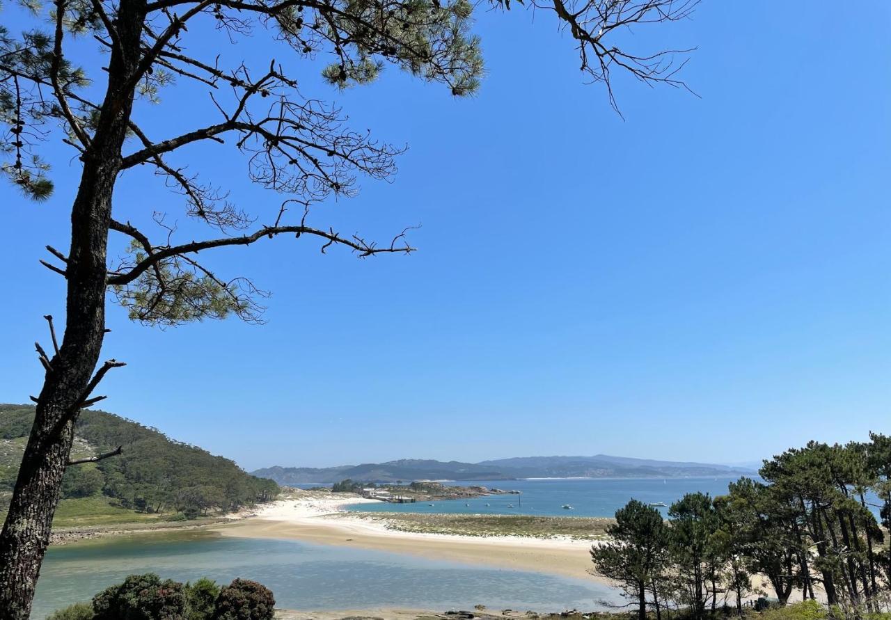Апартаменты Atico En Moana- Playa A Xunqueira, A 15 Min De Vigo Экстерьер фото